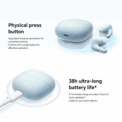 Xiaomi Redmi Buds 6 Lite Dual Microphone AI Call Wireless Bluetooth Earphone(Blue) by Xiaomi