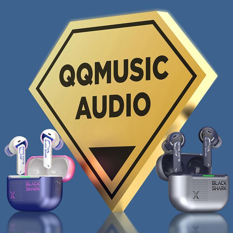 Xiaomi BlackShark JoyBuds Plus Esports Version BT5.4 ENC Noise Reduction Wireless Earphone(Silver) by Xiaomi