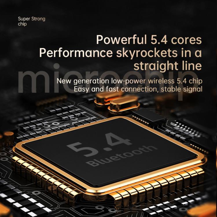 Original Lenovo EA305 Ear-mounted Digital Display True Wireless Bluetooth Earphones(Black) by Lenovo