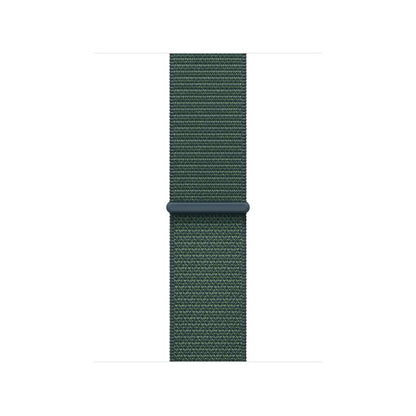 For Apple Watch 46mm / 49mm / 45mm / 44mm Loop Type Sport Watch Band(Lake Green) by bashfashion