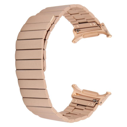 For Samsung Galaxy Watch Ultra 47mm / Ultra 2025 Bamboo Stainless Steel Magnetic Watch Band(Rose Gold) by bashfashion