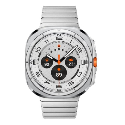 For Samsung Galaxy Watch Ultra 47mm / Ultra 2025 Bamboo Norman Buckle Stainless Steel Watch Band(Silver) by bashfashion