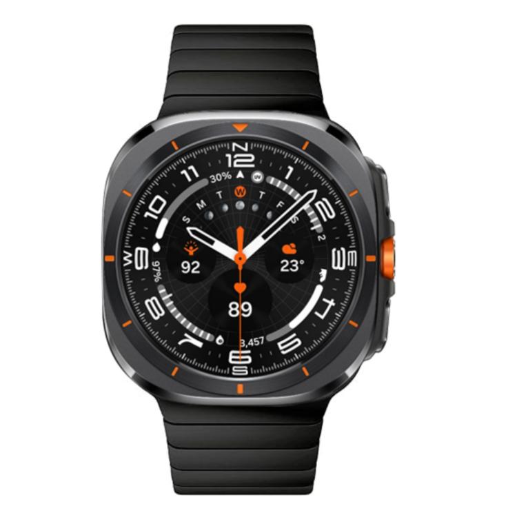 For Samsung Galaxy Watch Ultra 47mm / Ultra 2025 Bamboo Norman Buckle Titanium Alloy Watch Band(Black) by bashfashion