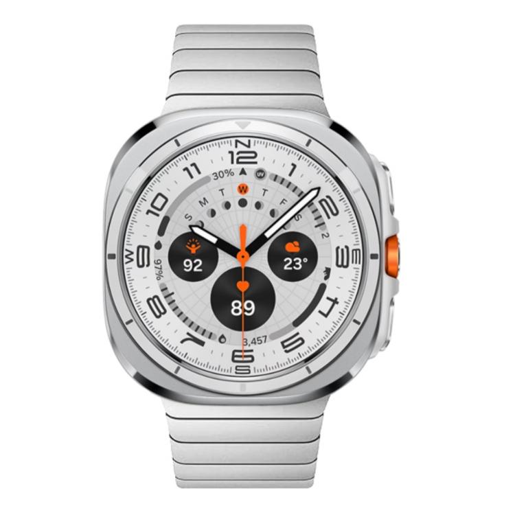 For Samsung Galaxy Watch Ultra 47mm / Ultra 2025 Bamboo Norman Buckle Titanium Alloy Watch Band(Silver) by bashfashion