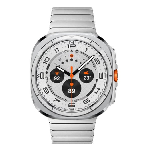 For Samsung Galaxy Watch Ultra 47mm / Ultra 2025 Bamboo Norman Buckle Titanium Alloy Watch Band(Silver) by bashfashion