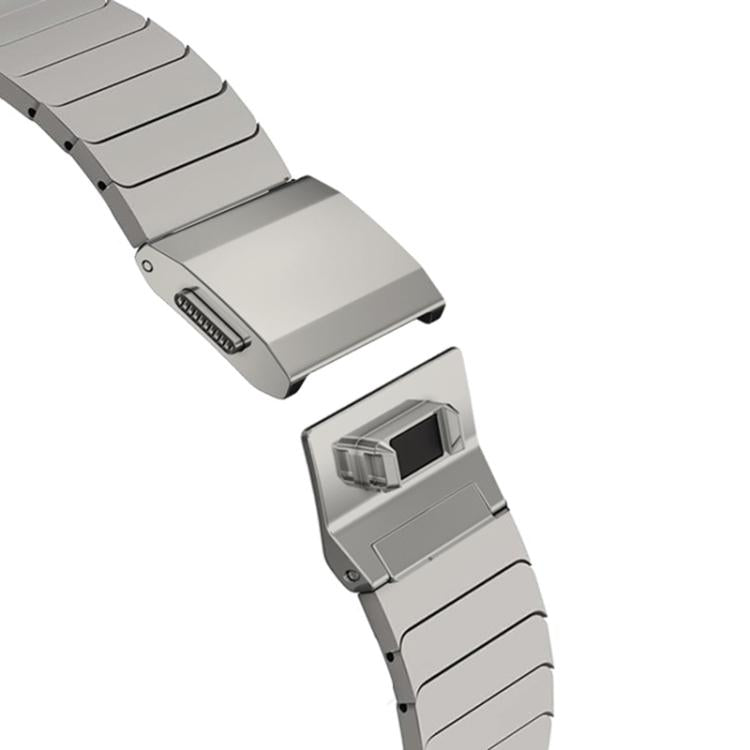 For Samsung Galaxy Watch Ultra 47mm / Ultra 2025 Bamboo Norman Buckle Titanium Alloy Watch Band(Silver) by bashfashion