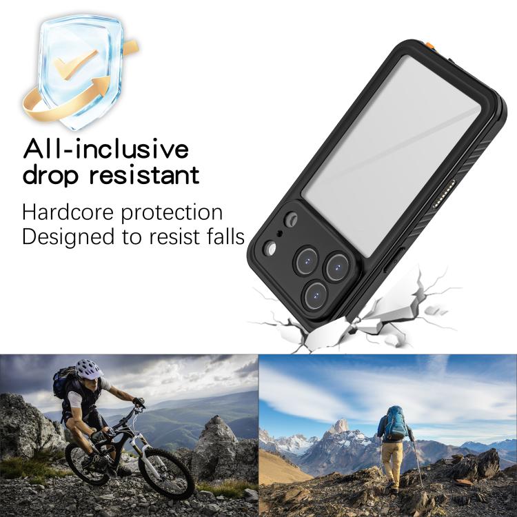 For iPhone 17 Pro RedPepper Waterproof Phone Case(Black) by RedPepper