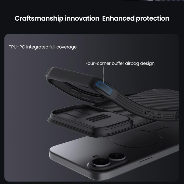 For iPhone 17 NILLKIN CamShield Pro Magnetic PC Phone Case(Black) by NILLKIN