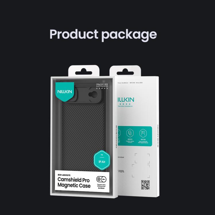 For iPhone Air NILLKIN CamShield Pro Magnetic PC Phone Case(Black) by NILLKIN