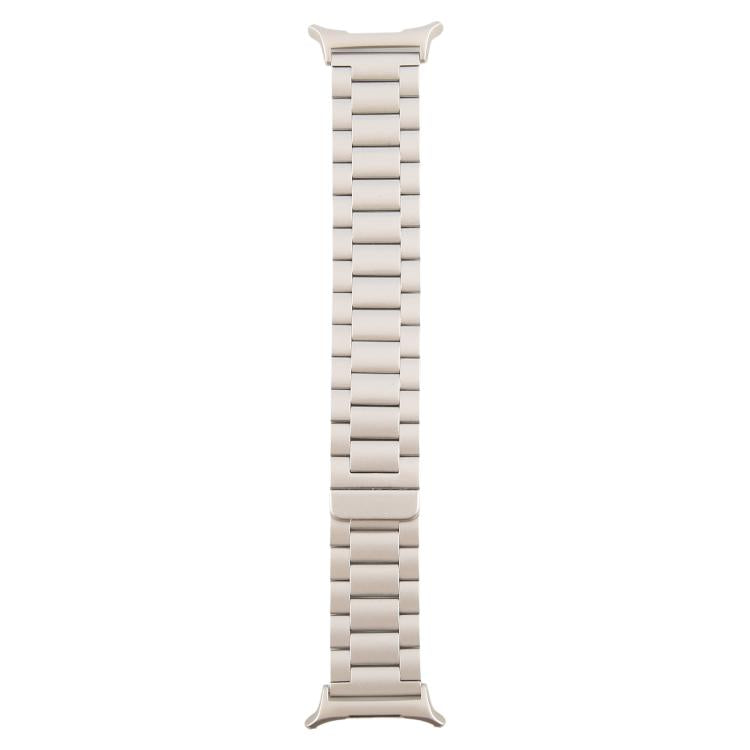 For Samsung Galaxy Watch Ultra 47mm / Ultra 2025 Three-beads Magnetic Steel Watch Band(Starlight) by bashfashion