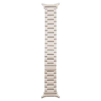 For Samsung Galaxy Watch Ultra 47mm / Ultra 2025 Three-beads Magnetic Steel Watch Band(Starlight) by bashfashion