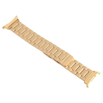 For Samsung Galaxy Watch Ultra 47mm / Ultra 2025 Three-beads Magnetic Steel Watch Band(Gold) by bashfashion