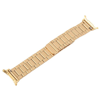 For Samsung Galaxy Watch Ultra 47mm / Ultra 2025 Three-beads Magnetic Steel Watch Band(Gold) by bashfashion