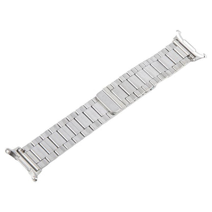 For Samsung Galaxy Watch Ultra 47mm / Ultra 2025 Three-beads Magnetic Steel Watch Band(Silver Rose Gold) by bashfashion