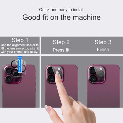 For iPhone Air IMAK High Definition Integrated Rear Camera Glass Lens Film, Black Eye Design by imak