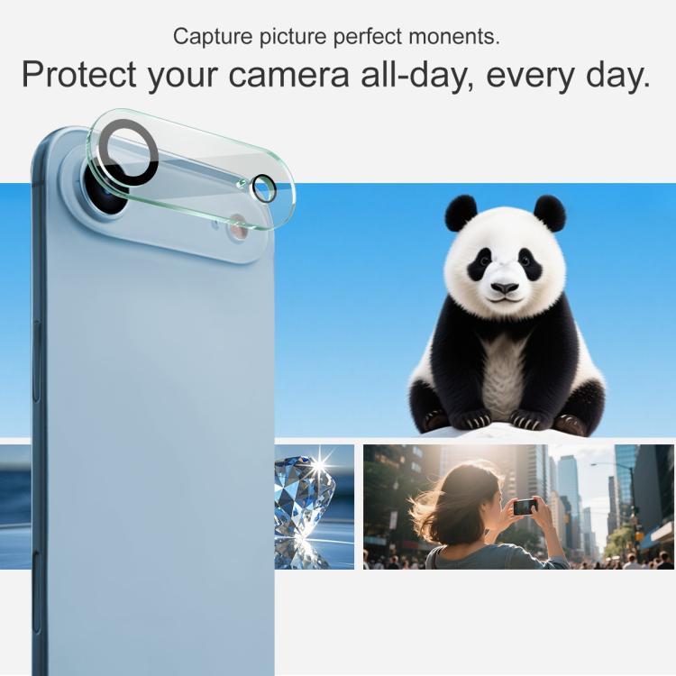 For iPhone Air IMAK High Definition Integrated Rear Camera Glass Lens Film, Black Eye Design by imak