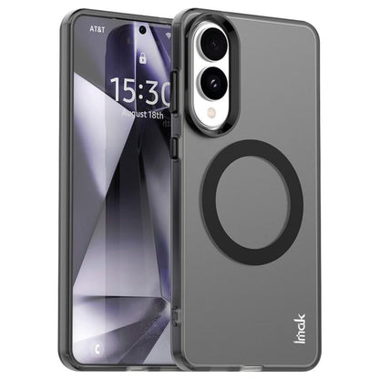 For Samsung Galaxy S25 Edge 5G IMAK Candy Series Shockproof MagSafe Phone Case(Black) by imak