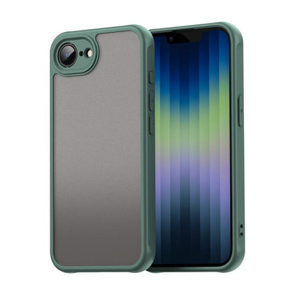 For iPhone 16e Fan Dun Series TPU Hybrid PC Frosted Phone Case(Green) by bashfashion