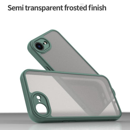 For iPhone 16e Fan Dun Series TPU Hybrid PC Frosted Phone Case(Green) by bashfashion