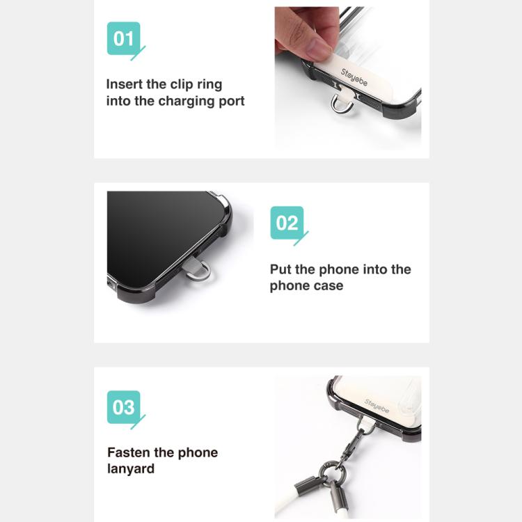 DUX DUCIS Stoyobe Nylon Cloth Phone Strap Adapter(Dark Grey) by DUX DUCIS