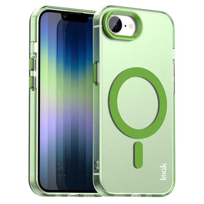 For iPhone 16e IMAK Candy Series Shockproof MagSafe Phone Case(Green) by imak