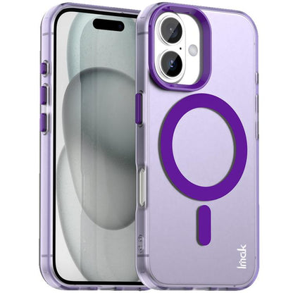 For iPhone 17 IMAK Candy Series Shockproof MagSafe Phone Case(Purple) by imak
