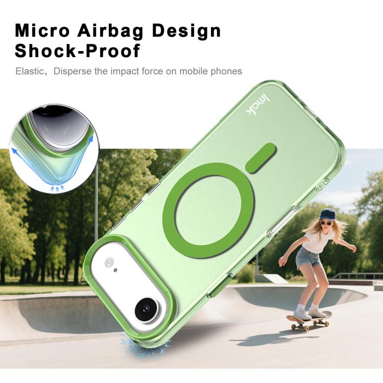 For iPhone Air IMAK Candy Series Shockproof MagSafe Phone Case(Green) by imak