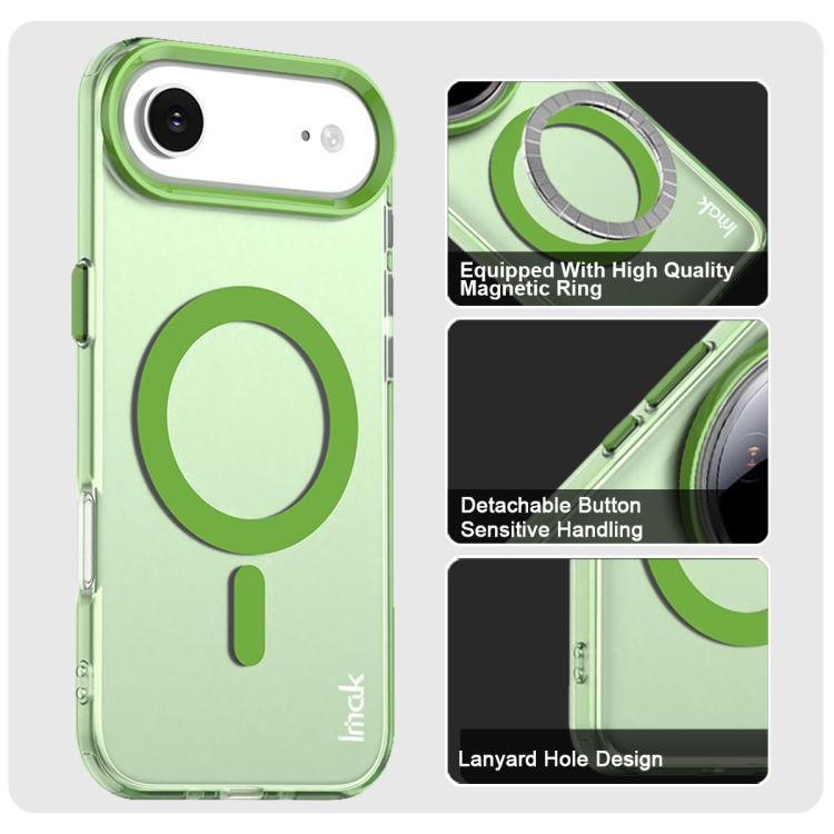 For iPhone Air IMAK Candy Series Shockproof MagSafe Phone Case(Green) by imak
