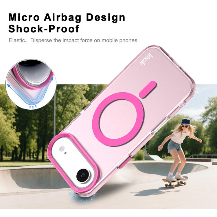 For iPhone Air IMAK Candy Series Shockproof MagSafe Phone Case(Red) by imak