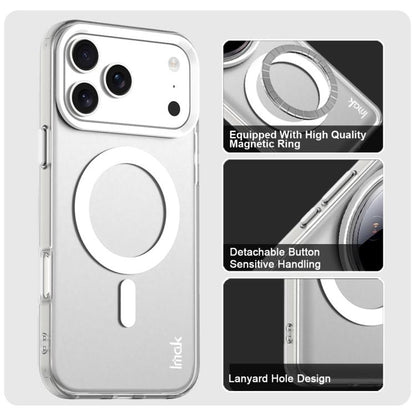 For iPhone 17 Pro IMAK Candy Series Shockproof MagSafe Phone Case(White) by imak