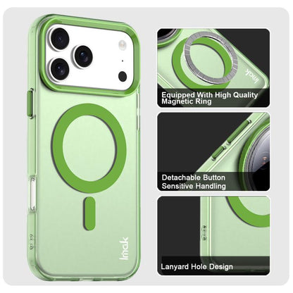 For iPhone 17 Pro IMAK Candy Series Shockproof MagSafe Phone Case(Green) by imak