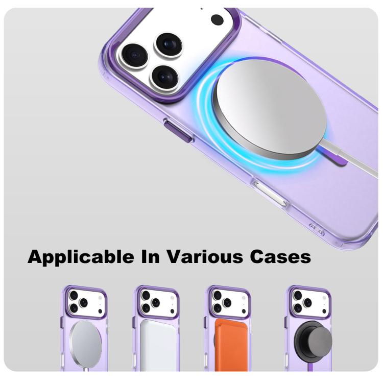 For iPhone 17 Pro IMAK Candy Series Shockproof MagSafe Phone Case(Purple) by imak