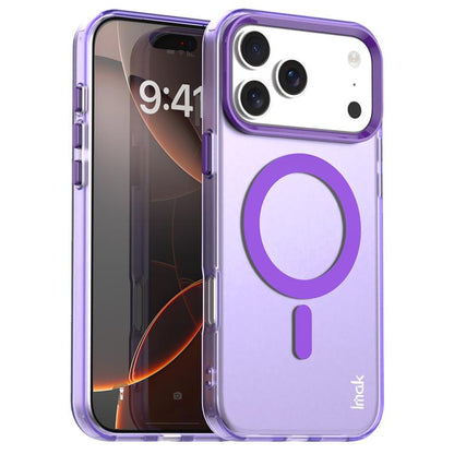 For iPhone 17 Pro Max IMAK Candy Series Shockproof MagSafe Phone Case(Purple) by imak