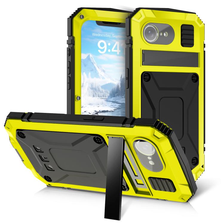 For iPhone 16e IP68 Waterproof Dustproof Shockproof Phone Case(Yellow) by bashfashion