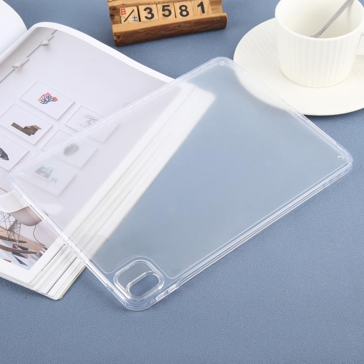For iPad Air 13 2025 / 2024 Color TPU Hybrid Clear Acrylic Tablet Case(Transparent) by bashfashion