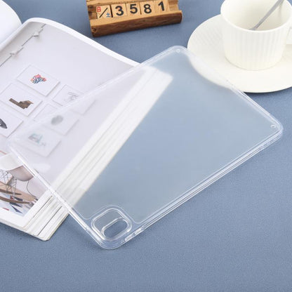 For iPad Air 13 2025 / 2024 Color TPU Hybrid Clear Acrylic Tablet Case(Transparent) by bashfashion