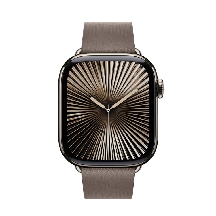 For Apple Watch 42mm / 41mm / 40mm / 38mm Modern Style Leather Watch Band(Dark Brown) by bashfashion