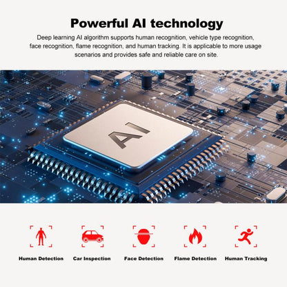 SriHome SH055B 8MP HD Multi-lens Super Wide Angle Panoramic PTZ Dome Camera(US Plug) by SriHome