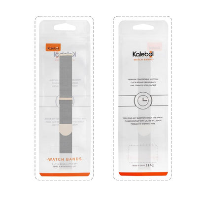 For Apple Watch 46mm / 49mm / 45mm / 44mm Kalebol Semi-circular Milanese Stainless Steel Strap(Starlight) by Kalebol