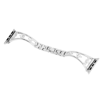 For Apple Watch 42mm / 41mm / 40mm / 38mm Kalebol Zirconia Watch Strap(Silver) by Kalebol