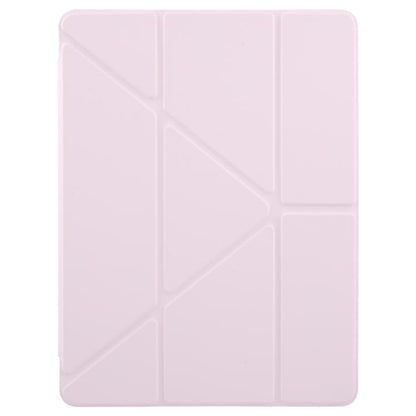 For iPad 10.2 2021 / Air 10.5 ZGA Genre Series Y-Fold Leather Tablet Case with Pen Slot(Pink) by ZGA