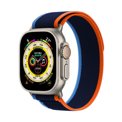 For Apple Watch 42mm / 41mm / 40mm / 38mm Kalebol Wild Track Loop Nylon Watch Band(Navy Blue) by Kalebol