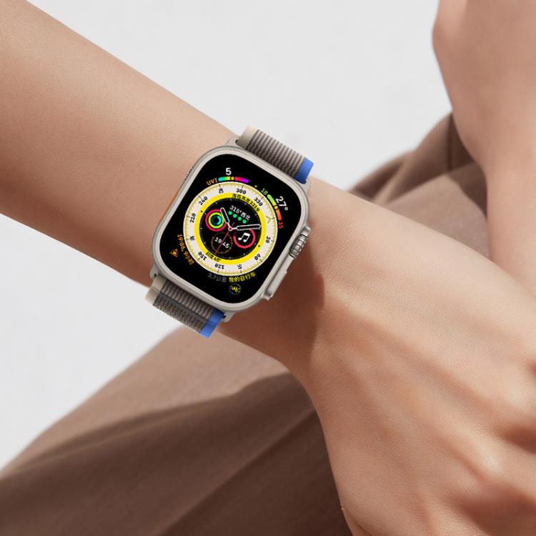 For Apple Watch 42mm / 41mm / 40mm / 38mm Kalebol Wild Track Loop Nylon Watch Band(Sea Salt) by Kalebol