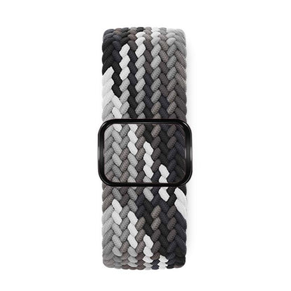 For Apple Watch 46mm / 49mm / 45mm / 44mm Kalebol Eight Buckle Nylon Braided Watch Band(Chocolate) by Kalebol