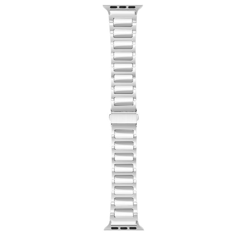 For Apple Watch 46mm / 49mm / 45mm / 44mm Kalebol Tooling Metal Zinc Alloy Watch Band(Silver) by Kalebol
