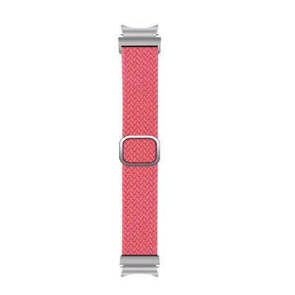 For Samsung Galaxy Watch 7 / 6 / 5 / 4 Kalebol Eight Buckle Nylon Braided Watch Band(Pink) by Kalebol