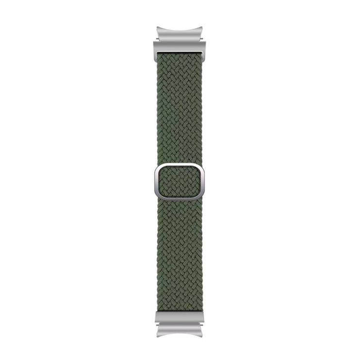 For Samsung Galaxy Watch 7 / 6 / 5 / 4 Kalebol Eight Buckle Nylon Braided Watch Band(Army Green) by Kalebol