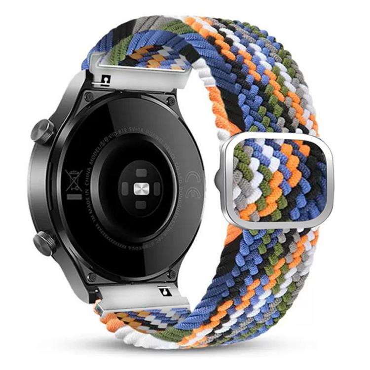 For Samsung Galaxy Watch 7 / 6 / 5 / 4 Kalebol Eight Buckle Nylon Braided Watch Band(Denim Colorful) by Kalebol