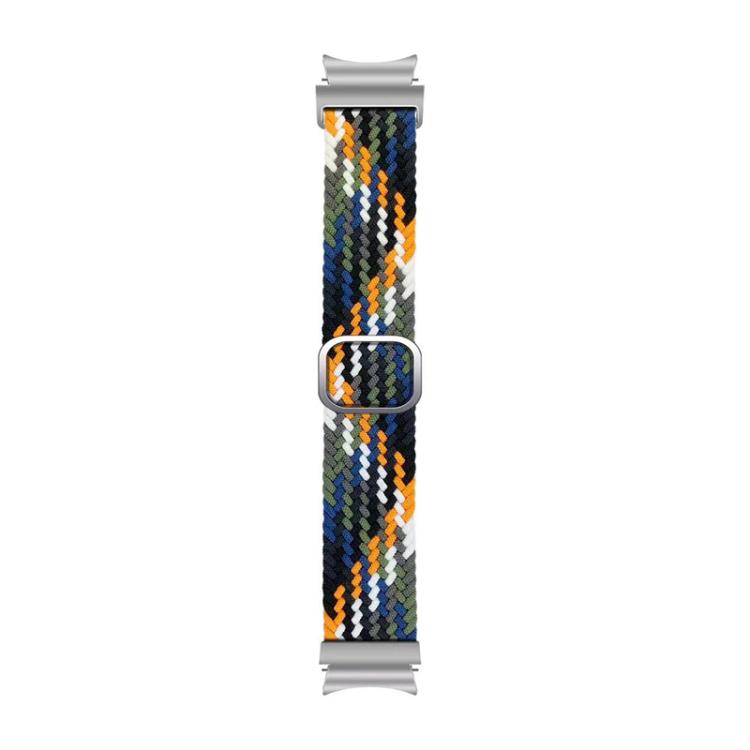 For Samsung Galaxy Watch 7 / 6 / 5 / 4 Kalebol Eight Buckle Nylon Braided Watch Band(Denim Colorful) by Kalebol