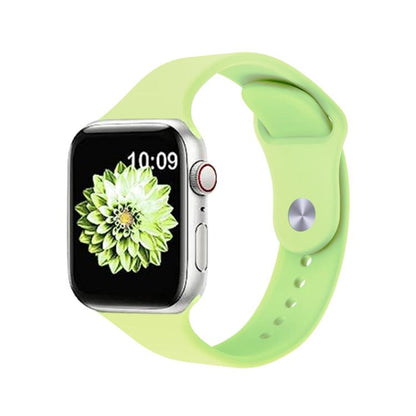 For Apple Watch 46mm / 49mm / 45mm / 44mm Kalebol Reverse Buckle Silicone Watch Band(Green) by Kalebol
